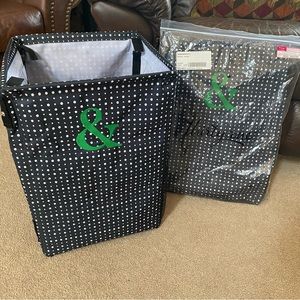 Oh-Snap Storage Duo in Ditty dot & embroidered on both (Kelly green) Never used